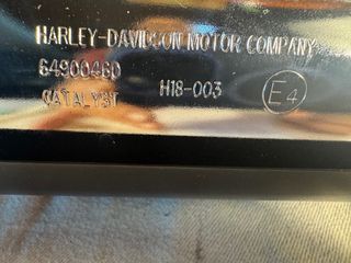 Harley Davidson Softail M8 de 2018 Silenciosos ITV