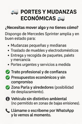 Portes y mudanzas económicas en Parla y alrededo