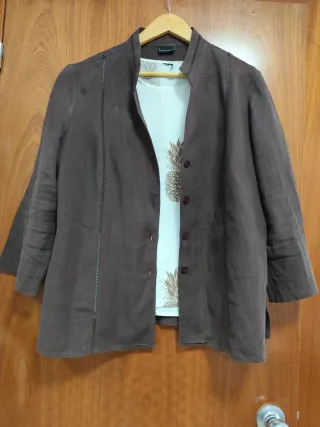Camisa de algodón y top
