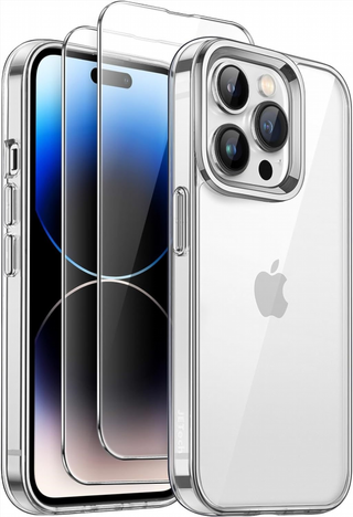 Custodia in vetro temperato antiurto per iPhone 14 Pro