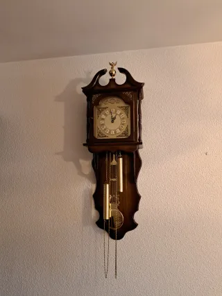 Reloj de pared madera clásico péndulo