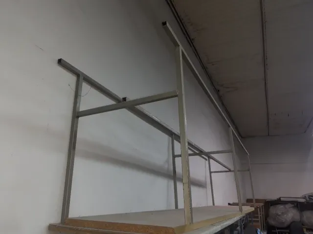 Mesa grande hierro 350x83x65 cm