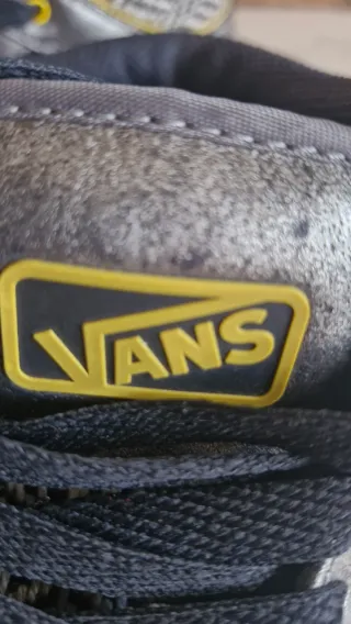 Vans Talla 38 Plata y Negro