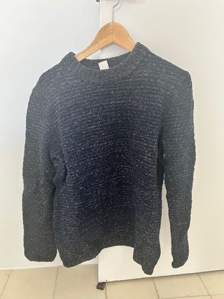 Jersey H&M azul hombre