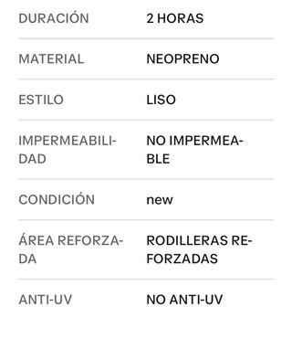 Traje Neopreno Quiksilver Talla 1,63/1,70 50/54 kg