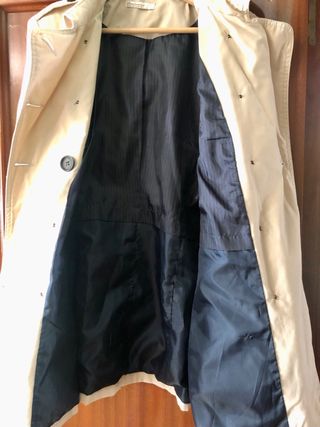 Gabardina Stradivarius Beige