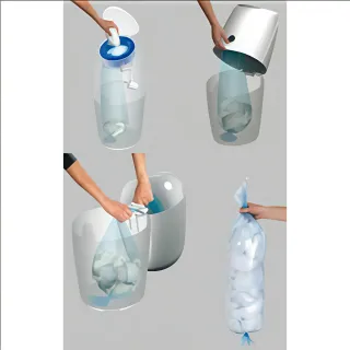 Cubo Pañales Angelcare Blanco