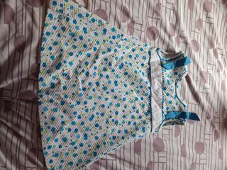 Vestido infantil estampado floral