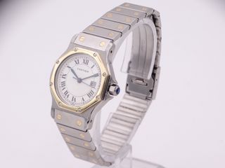 CARTIER Santos Octagon Acero y Oro 2966 Automatic