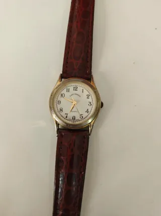 Reloj Louis Valentin Piel Marrón y Dorado