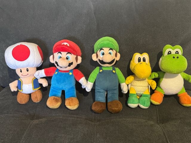 Pack de Peluches Super Mario Bros. Nintendo
