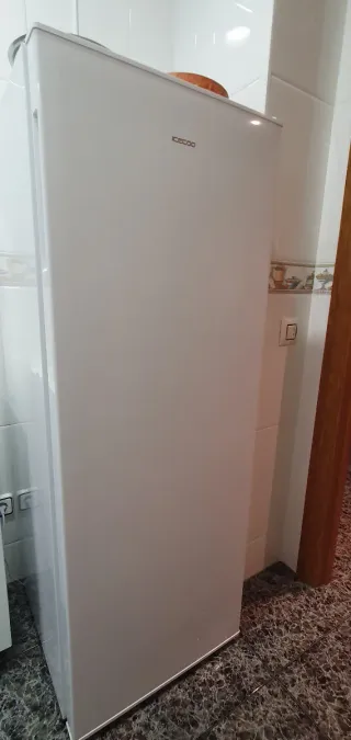 Congelador vertical blanco ICECOO