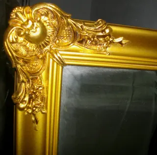 Espejo Antiguo Dorado