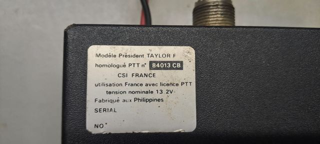 Emisora CB President Taylor F