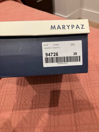 Sandalias Maripaz Azul Talla 38
