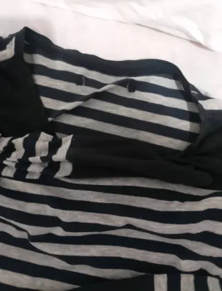 Camiseta manga larga rayas chica