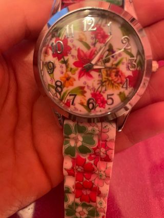 2 Relojes Florales Multicolor