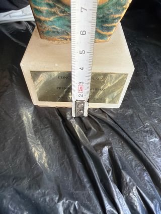Trofeo de Pesca Peces Bronce Patina