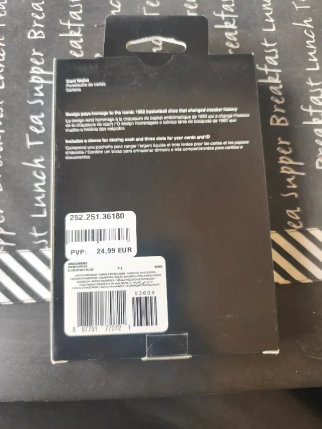 Cartera Tarjetero Nike Air Force 1