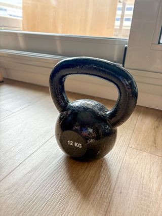 Kettlebell 12 kg - Hierro fundido