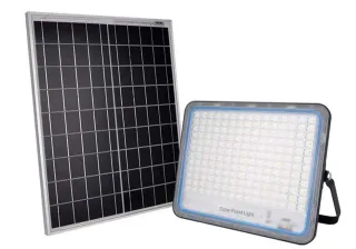 Faro LED Solare 500W con Pannello e Telecomando
