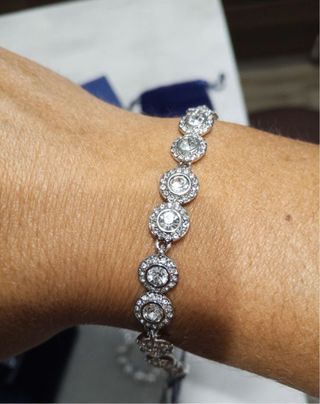 Conjunto Swarovski Collar, Pulsera y Pendientes