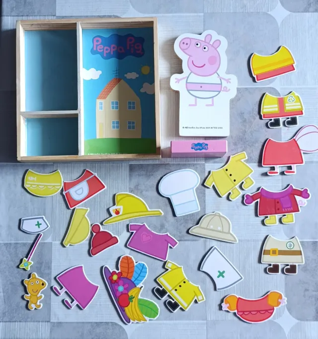 Juego Imanes Ropa Peppa Pig