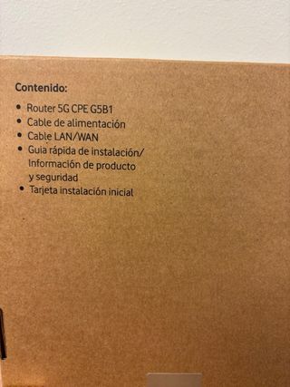 Router ZTE G5B1 5G WiFi6