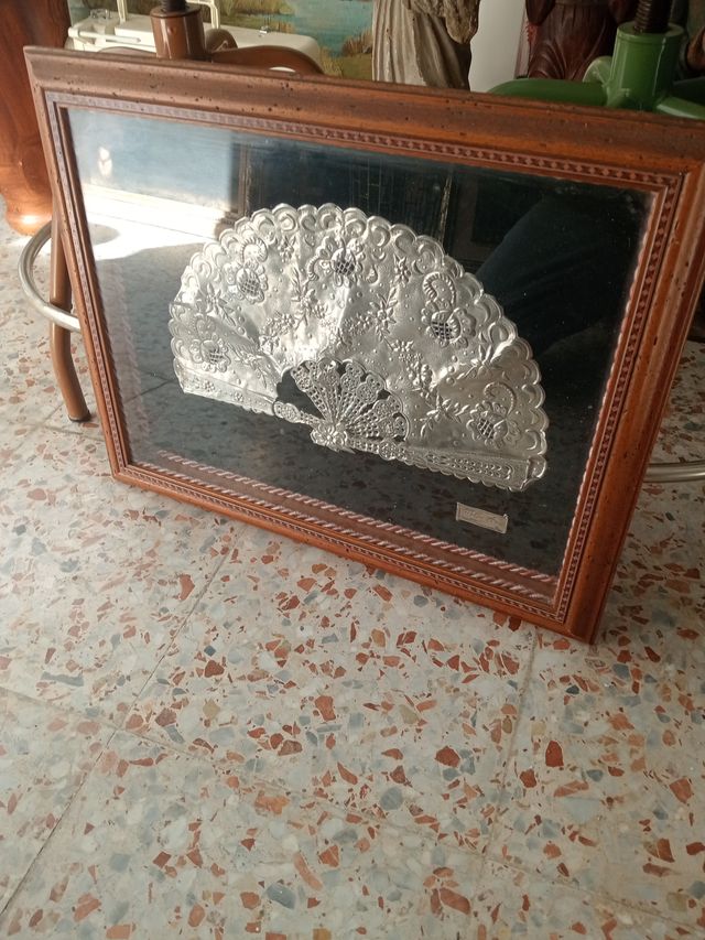 Abanico enmarcado,52 por 43