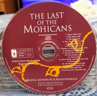 CD EL  ULTIMO  MOHICANO  -  MAIN  TITLE  Y  OTRAS