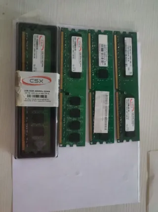 Lote 4 Memorias RAM DDR2 667MHz CSX