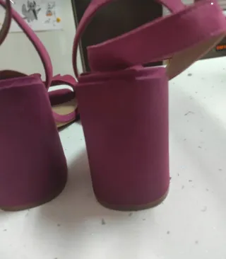 Sandalias Stradivarius Fucsia Talla 39
