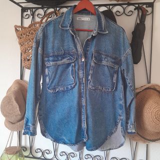 Sobrecamisa vaquera Zara Talla M