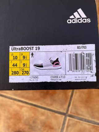 Zapatillas Adidas Ultraboost  19 Beige/Negro