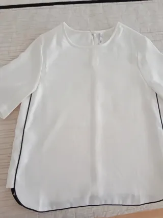 Blusa blanca Mango