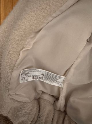 Cazadora Bomber Beige Mango, puesto muy pocas vece