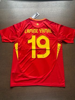 Camiseta España Lamine Yamal Talla L Adidas