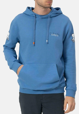 El Pulpo - Jersey con capucha - blue