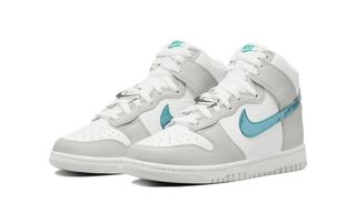 Nike Dunk High FLS (W) Gris/Verde Azulado
