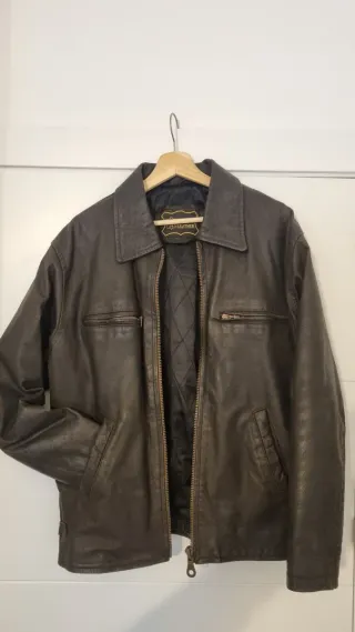 Chaqueta de Cuero Marrón