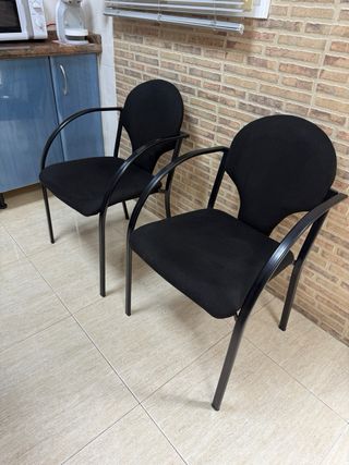 Sillas negras (2 unidades)