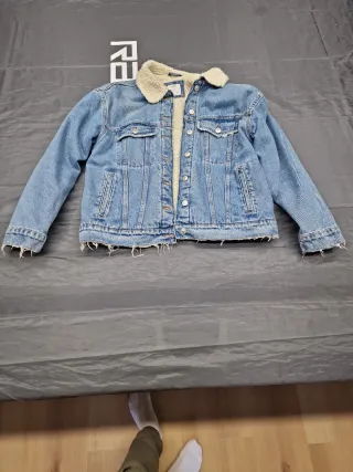 Chaqueta vaquera borreguito mujer T.M
