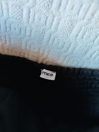 Vestido Pimkie talla m negro étnico palabra honor