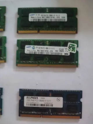 Lote 3 Memorias RAM Portátil 4GB