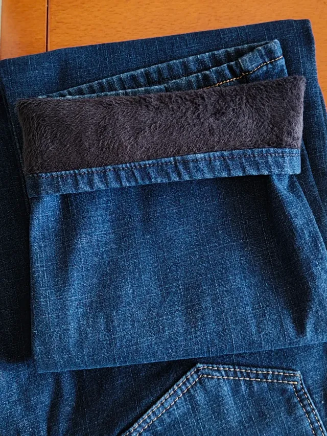 Pantalón vaquero forrado hombre Talla 38