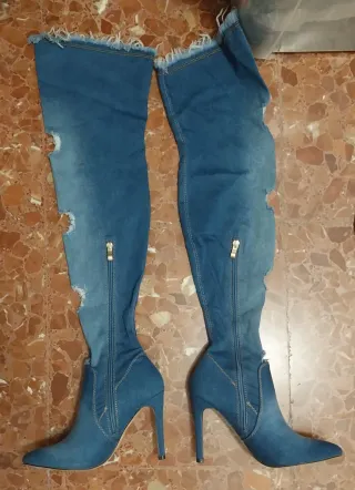 Botas altas vaqueras talla 38
