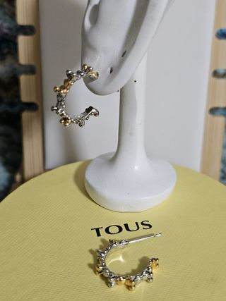 Pendientes Aro Oro y Plata