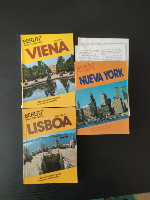 Guías turísticas de Nueva York Viena y Lisboa