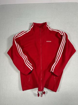 Chaqueta Polar Adidas Vintage Roja