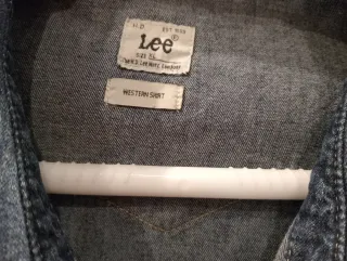 Camisa Vaquera Lee Hombre Azul